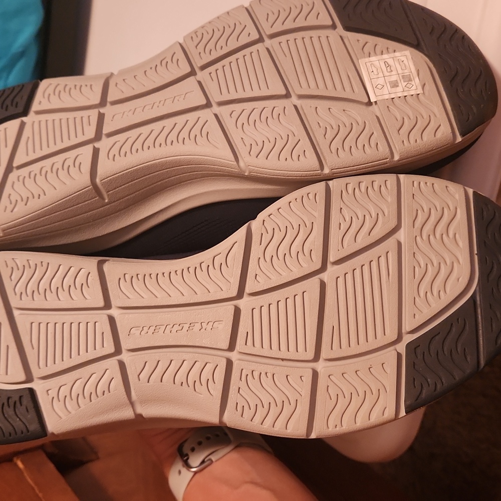 Skechers Men's Navy Athletic Shoes Slip On Size 10 - Picture 8 of 15